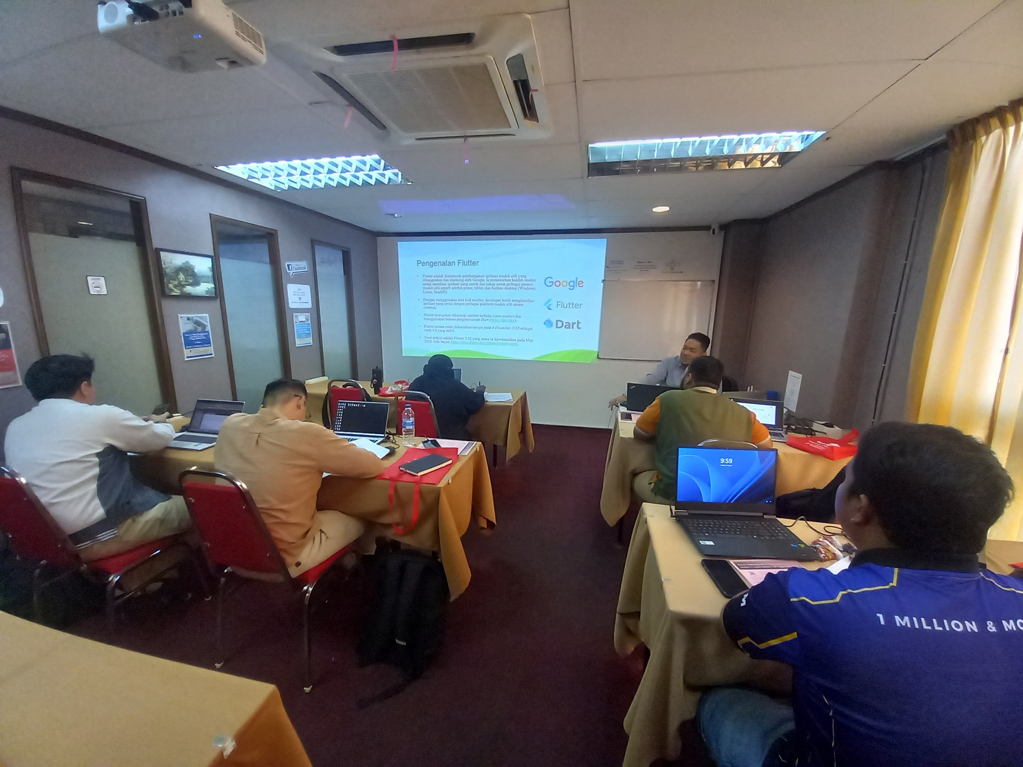 Workshop session in full swing